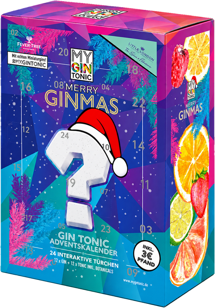 Merry Ginmas advent calendar Mystery edition
